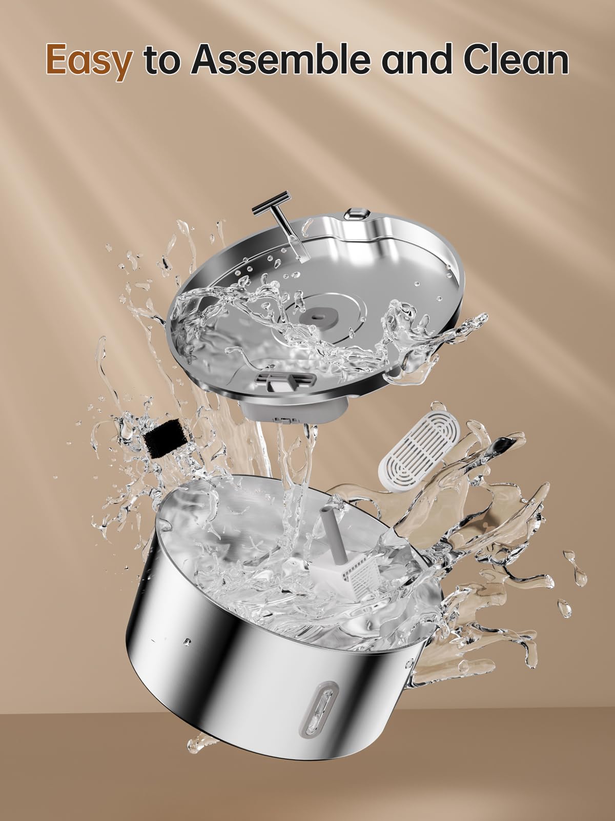Qzkragt dishwasher-safe design simplifies cleaning.