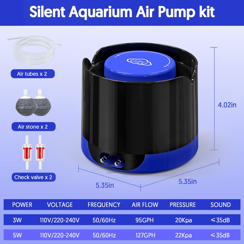 QZQ durable housing supports freshwater and saltwater aquarium setups.