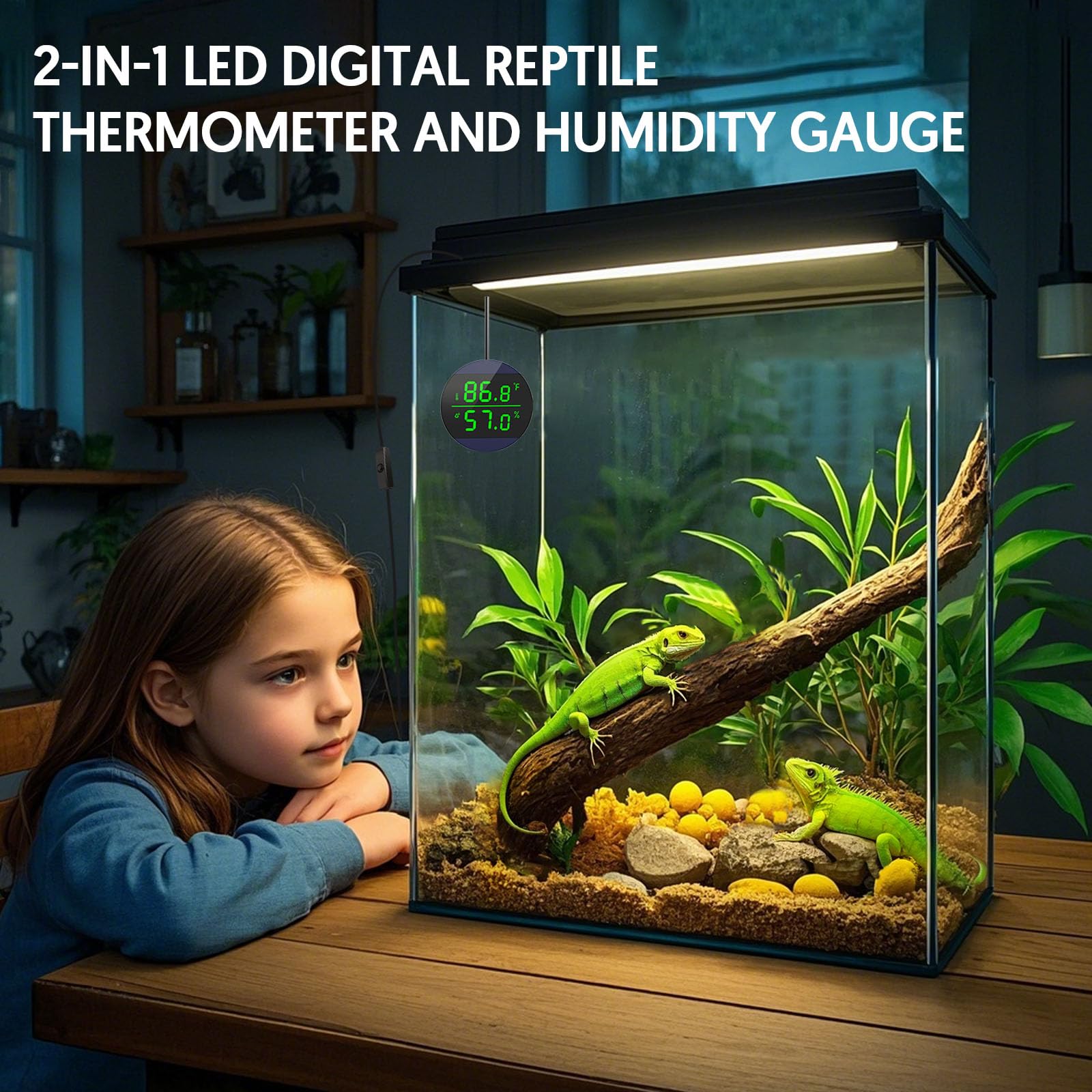 QZQ LED display close-up aids quick reading in day or night enclosures