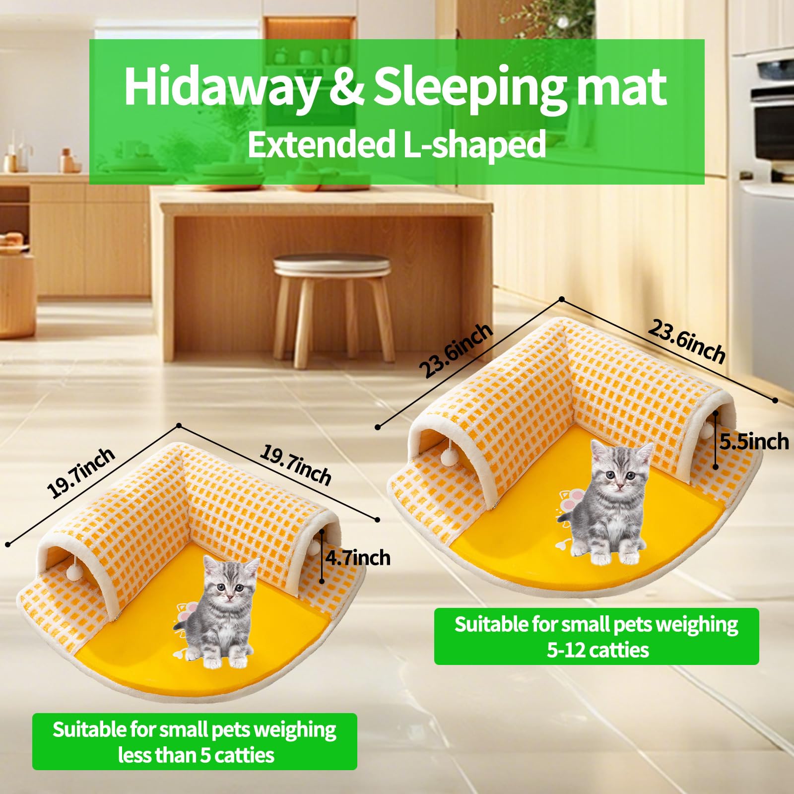 Rabbit Tunnel Hideout House zipper tunnel extended demonstrates configurable play and rest options