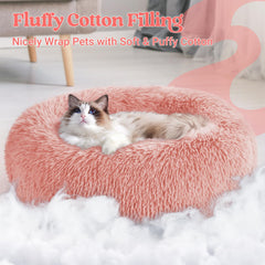 Rabbitgoo bed with non-slip base on tile floor for stability.