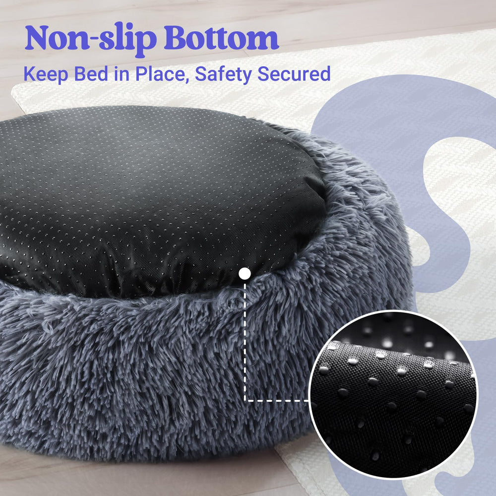 rabbitgoo cat bed paw kneading comfort with generous fill