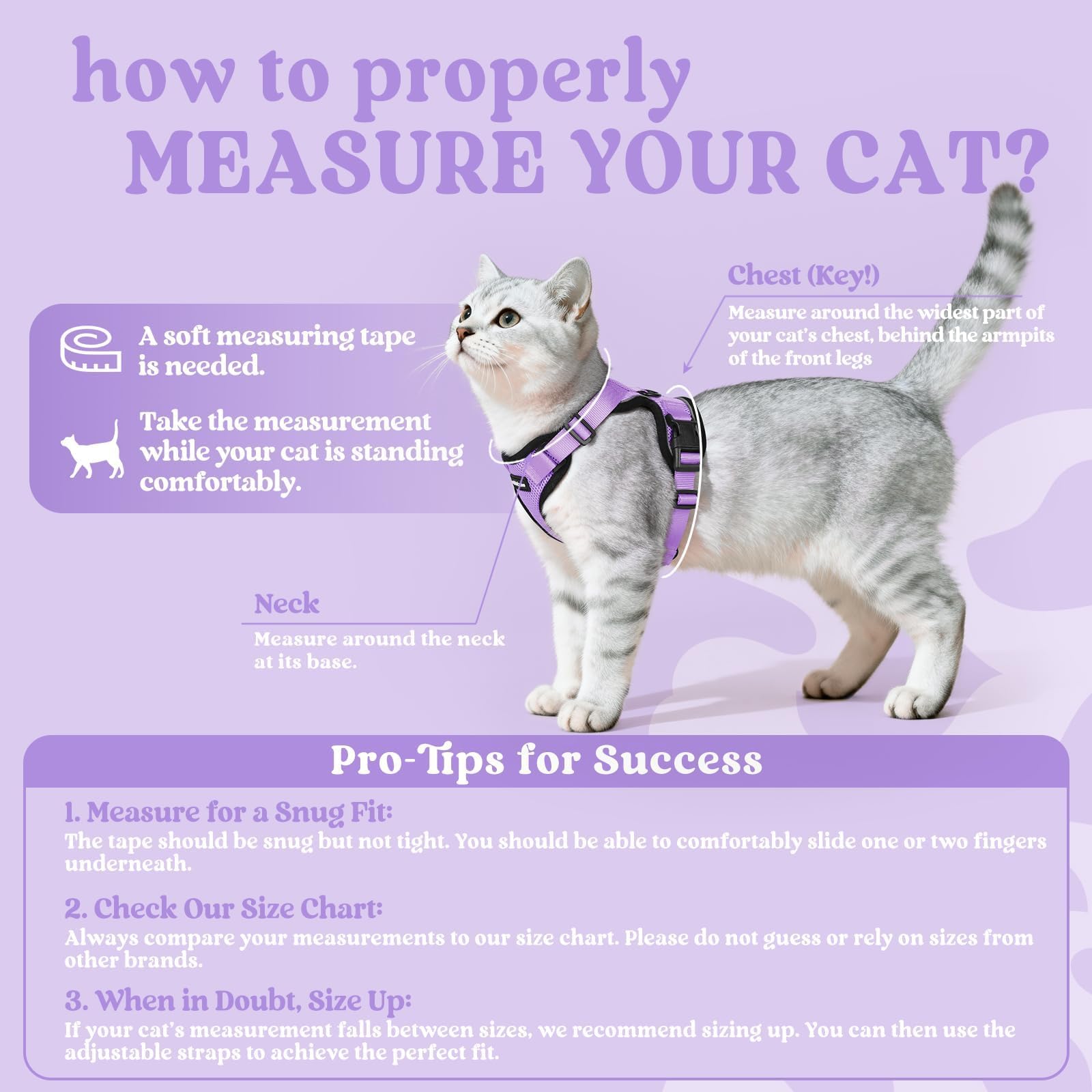 Rabbitgoo cat harness breathable air-mesh keeps your cat cool on sunny strolls