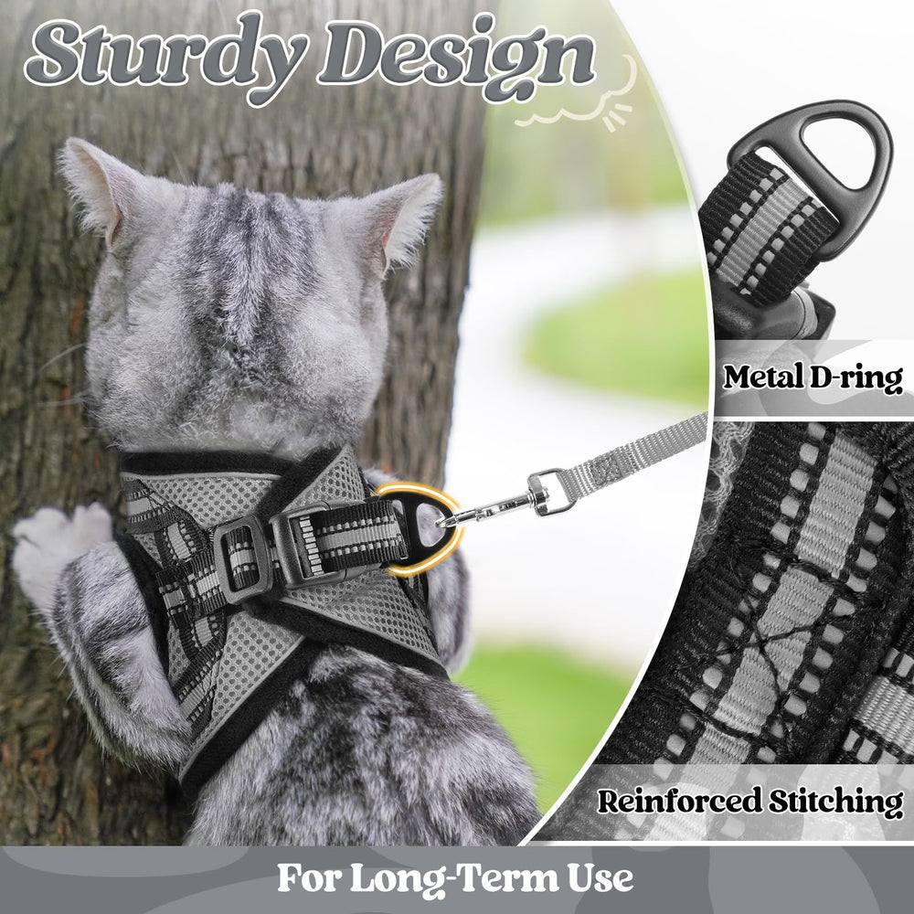 Rabbitgoo 59-inch leash provides flexible control for outdoor exploration.