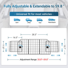 Rabbitgoo sturdy steel mesh barrier endures pawing and sharp claws
