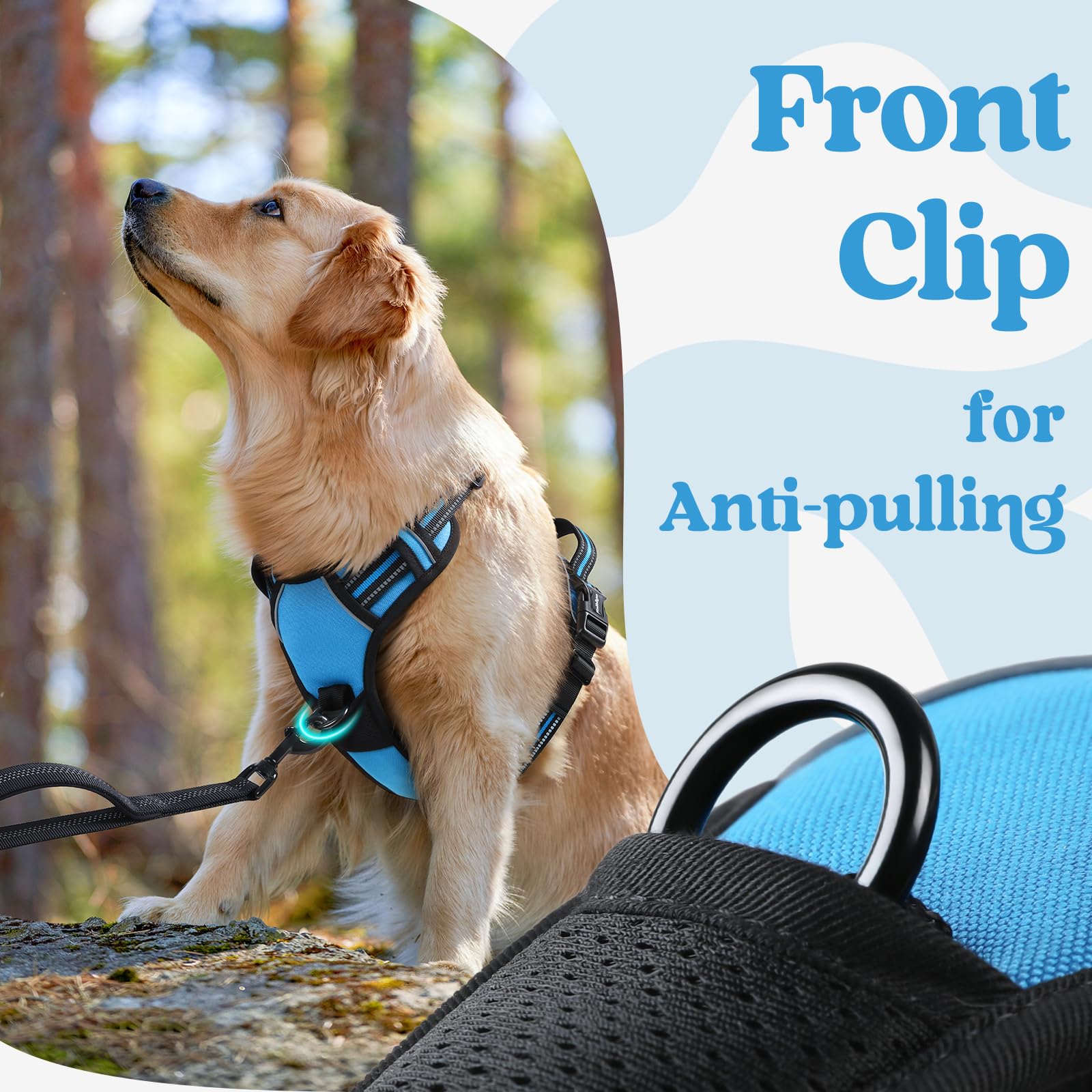 Rabbitgoo padded cushion and soft edges prevent chafing on long wear.
