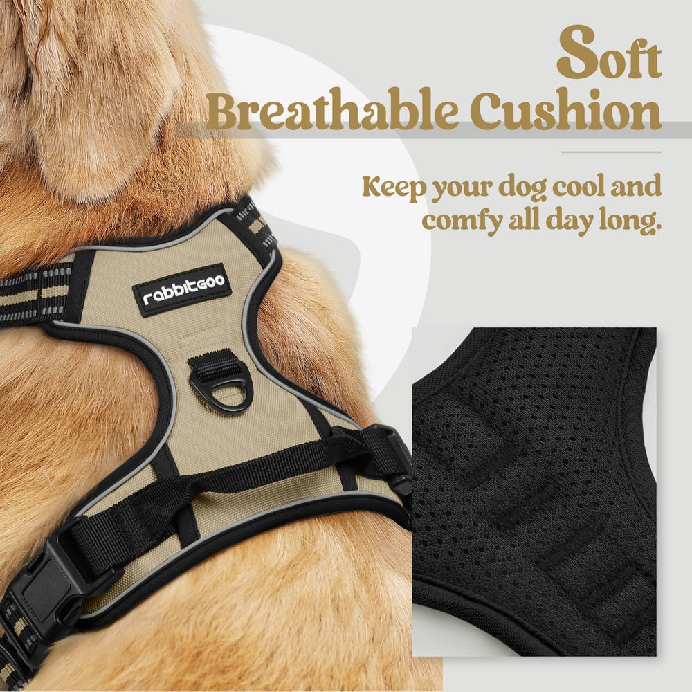 Rabbitgoo dog harness no pull chest clip for training-friendly pull management