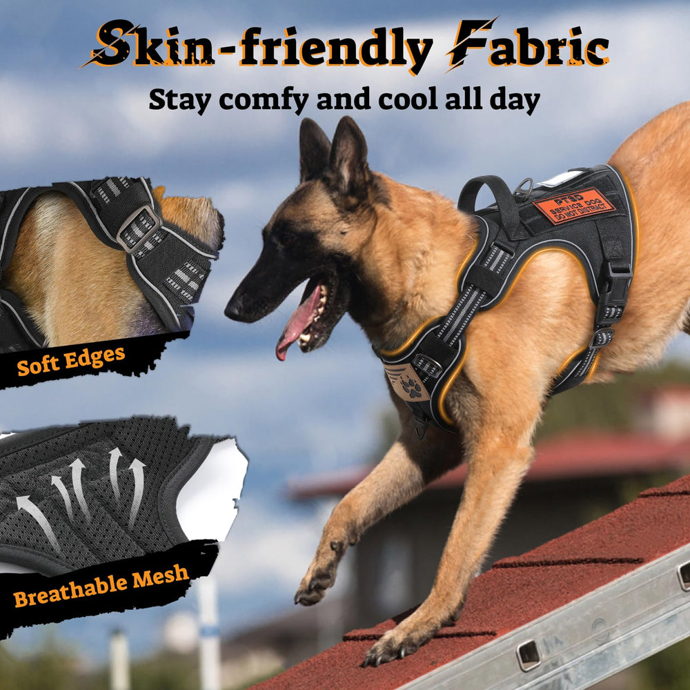 Rabbitgoo Oxford cloth harness built for rugged daily use and long-lasting wear.