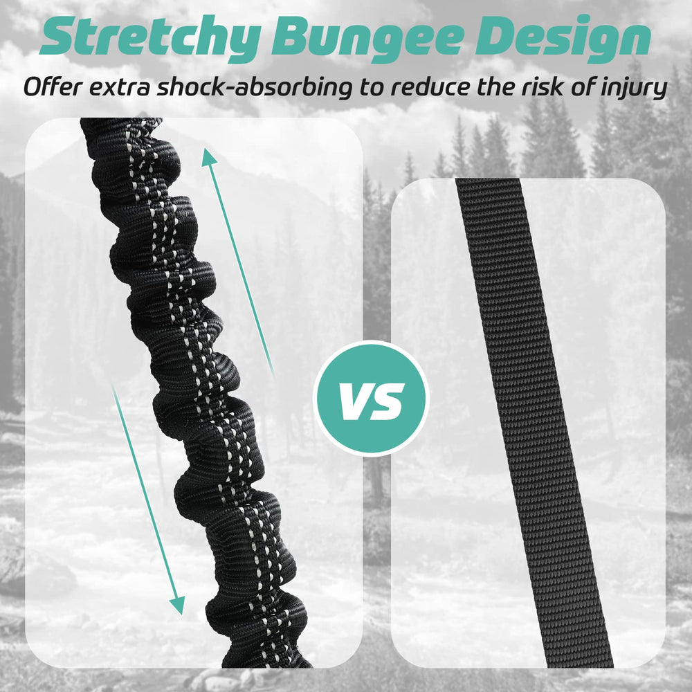 Rabbitgoo leash includes reflective stripes for brighter night visibility.