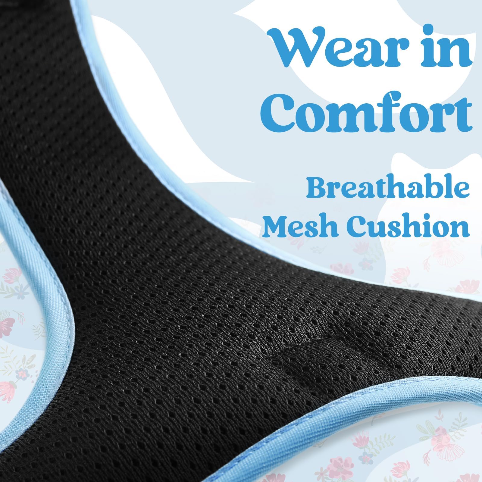 Rabbitgoo dual leash attachment points support versatile training and walking.