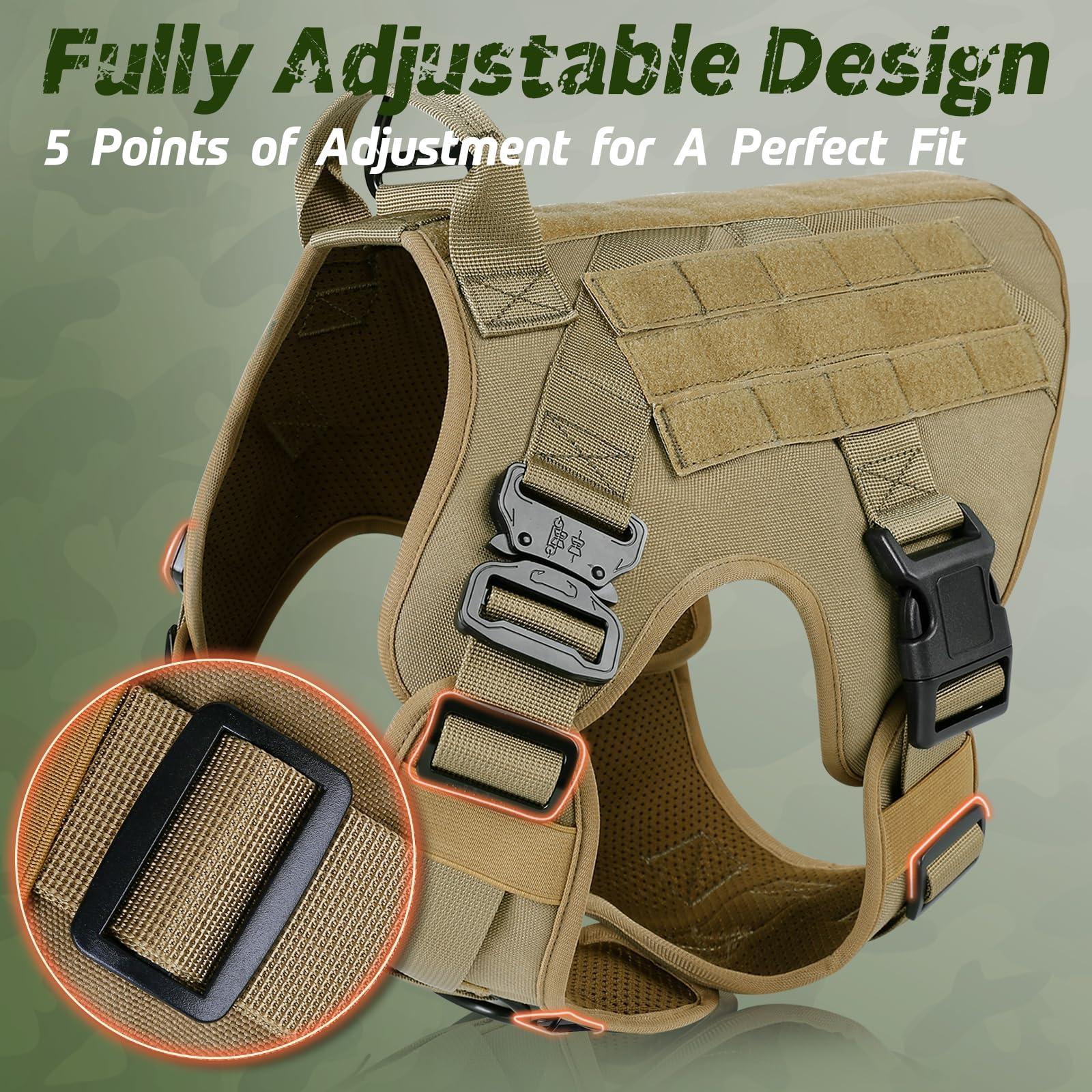 Rabbitgoo fully adjustable straps ensure a snug, unrestricted fit.