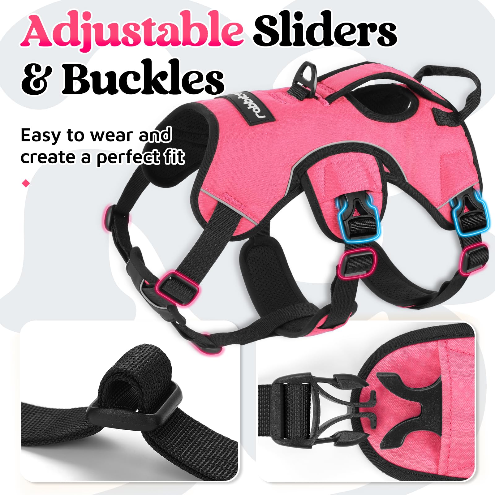 Rabbitgoo heavy-duty polyester webbing delivers durable daily safety