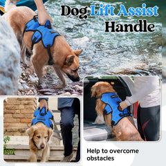 rabbitgoo soft padded air mesh harness blue side view enhances breathable comfort during walks