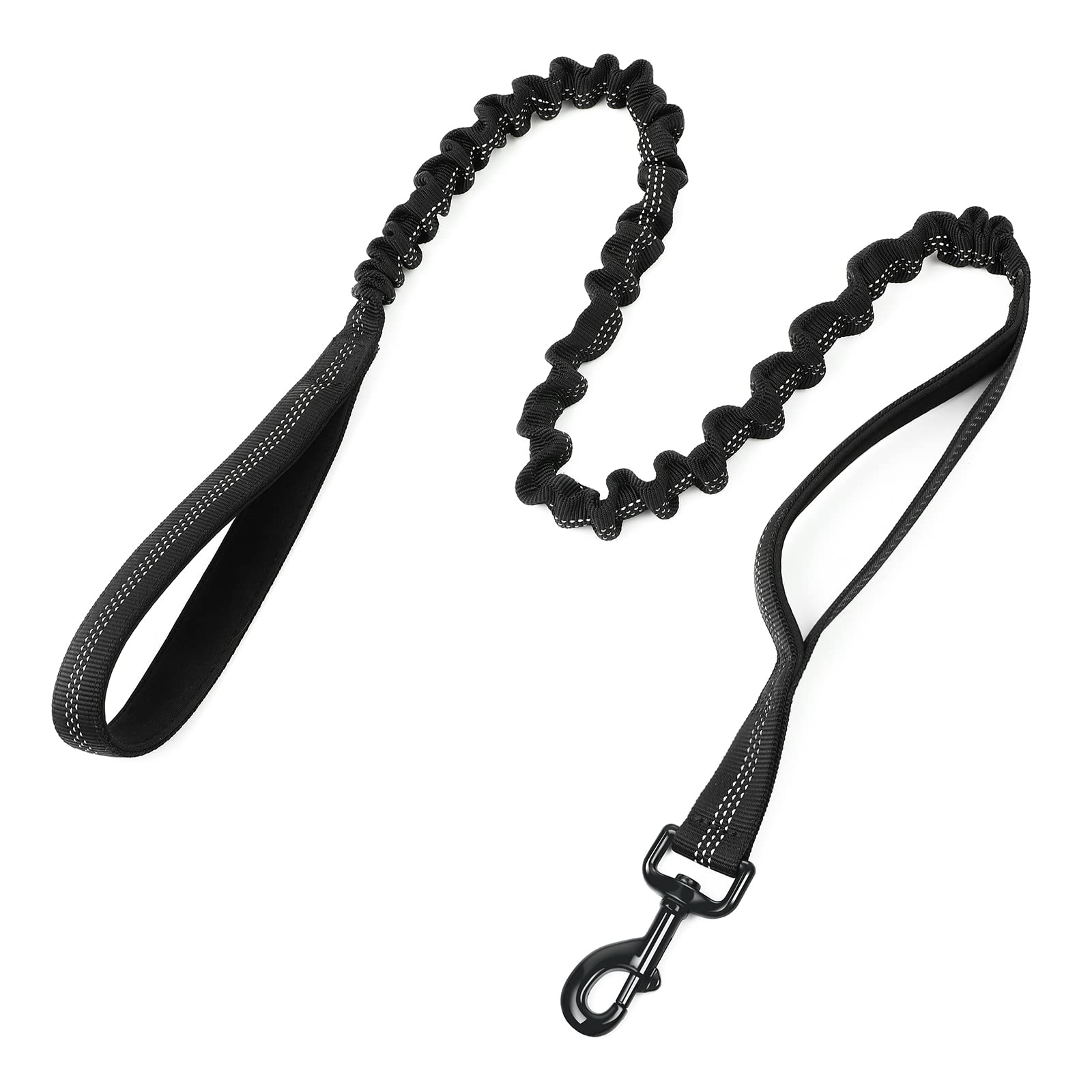 Rabbitgoo tactical bungee leash top handle for freedom during walks.
