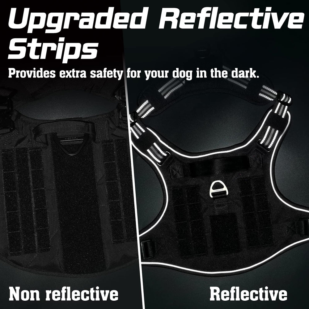 Rabbitgoo back-clip supports easy daily-walk transitions with trained dogs.