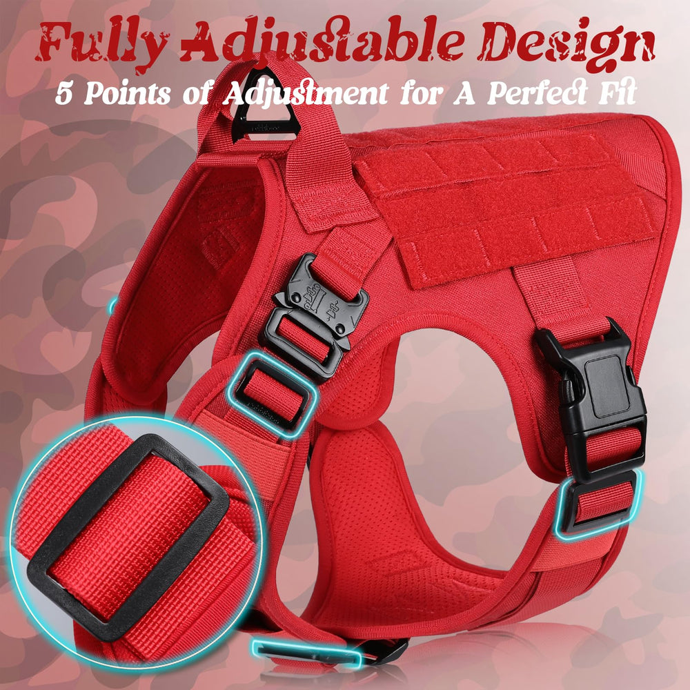 Rabbitgoo adjustable straps ensure snug fit and freedom of movement for large breeds