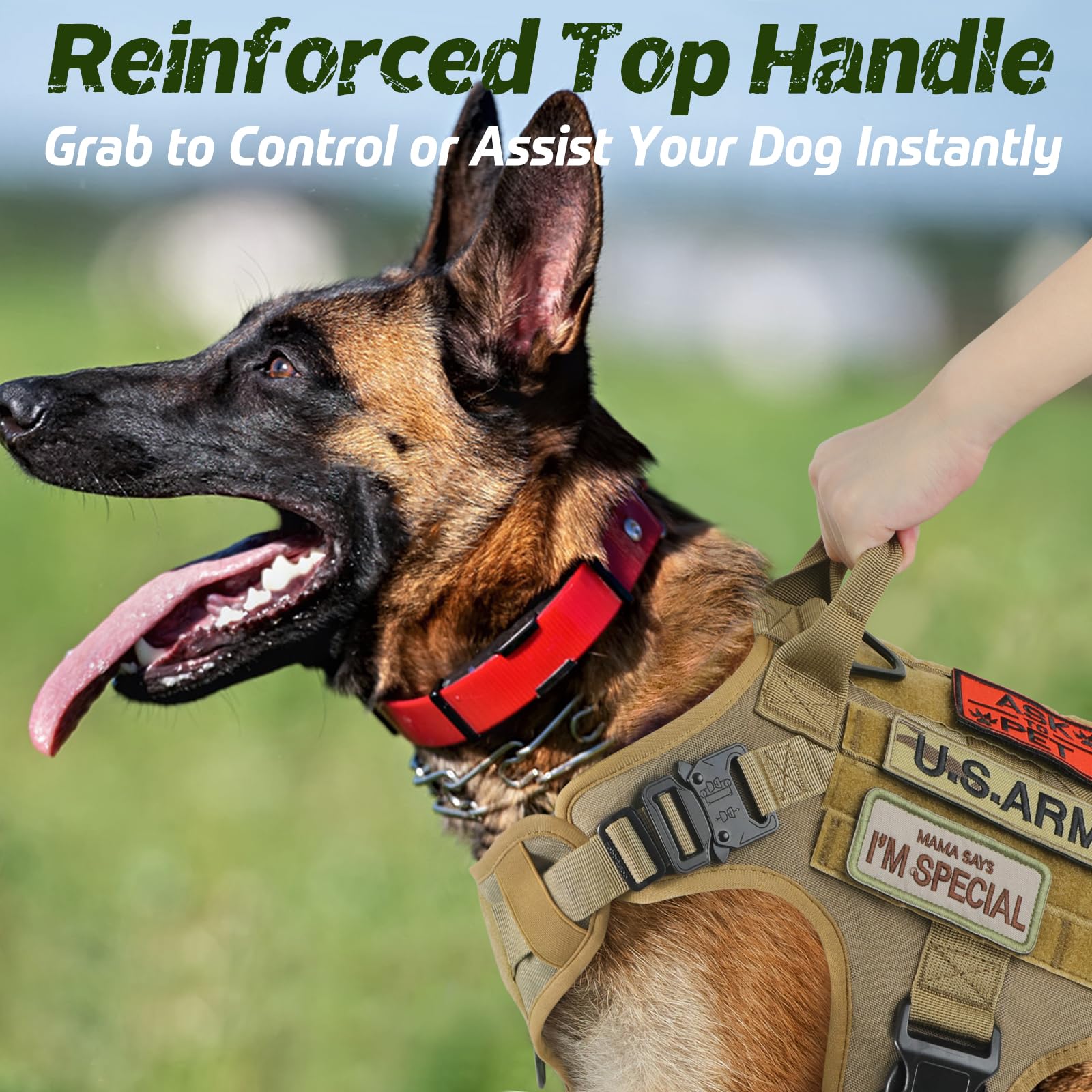 Rabbitgoo 1050D nylon vest delivers rugged durability in the field.