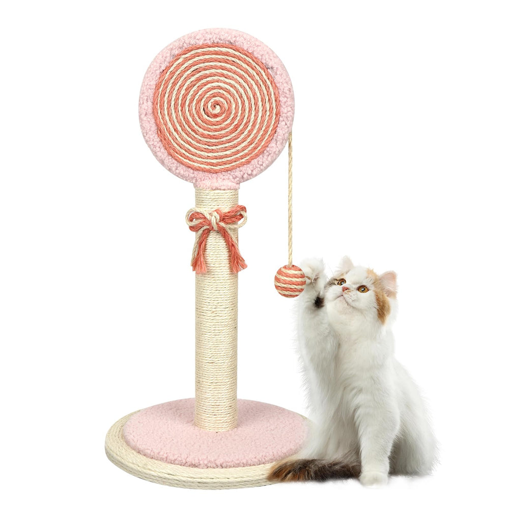 RAIN QUEEN cat scratching post with lollipop design protects furniture during play