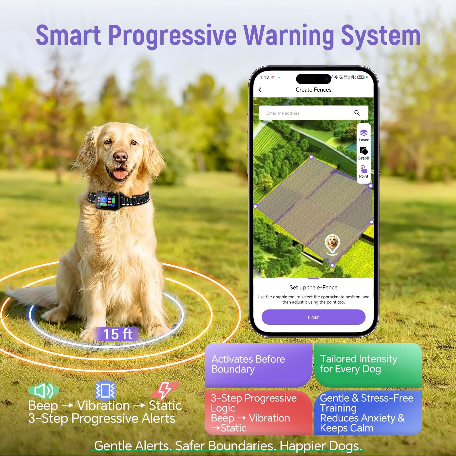 RAINLEOTI battery life visuals show long standby and quick recharge for outdoor reliability.