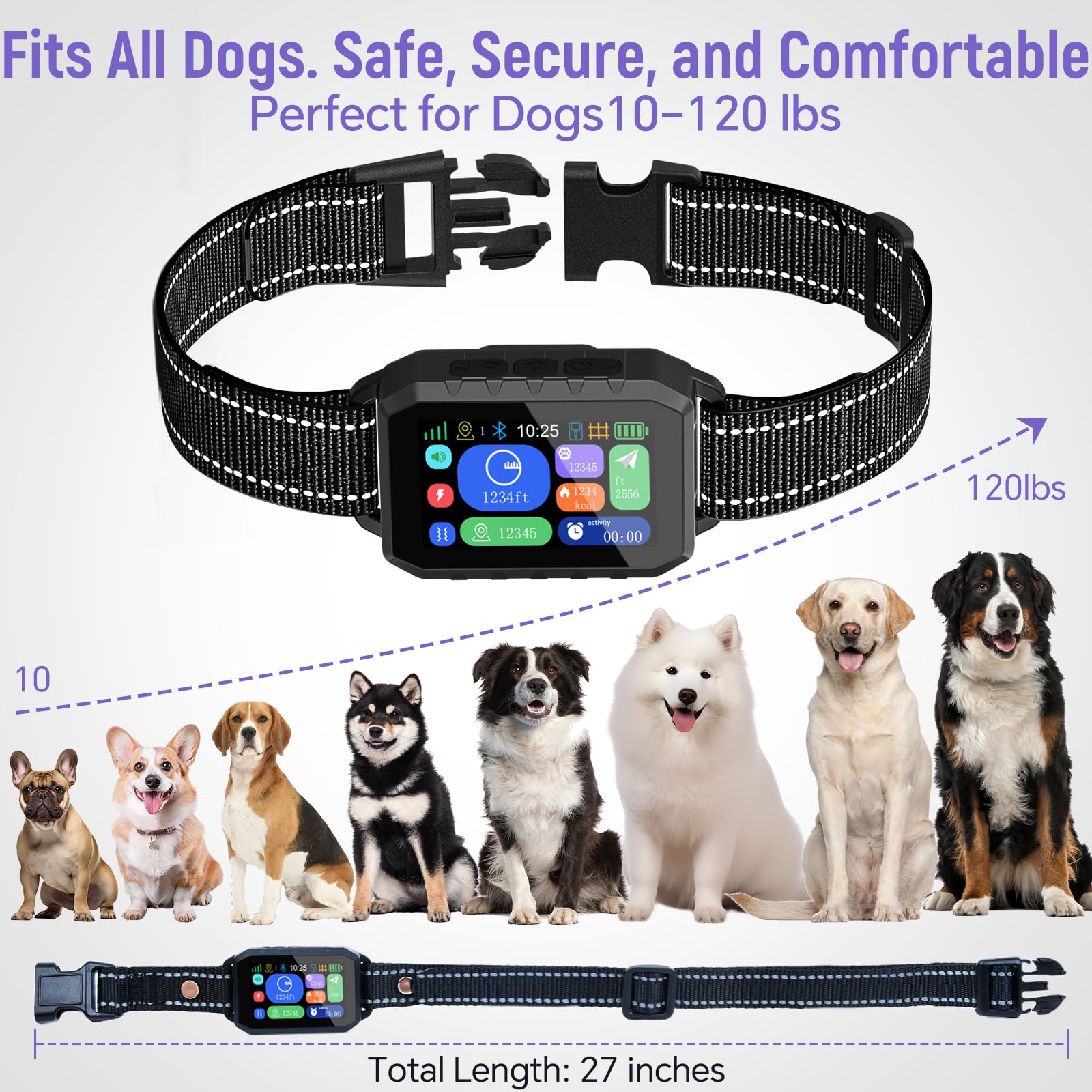RAINLEOTI IP67 waterproof collar demonstrates rugged durability in rain and mud.