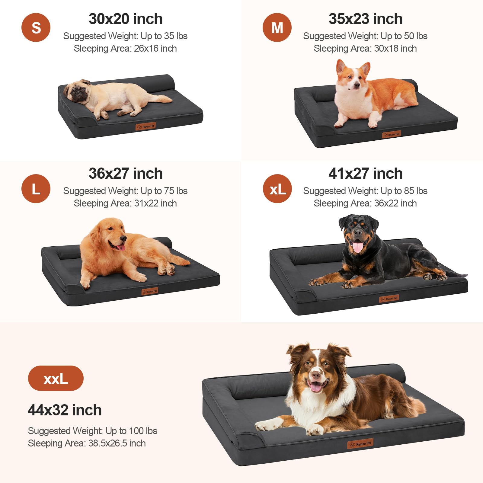 Rainmr orthopedic bed indoors and outdoors for versatile resting spaces