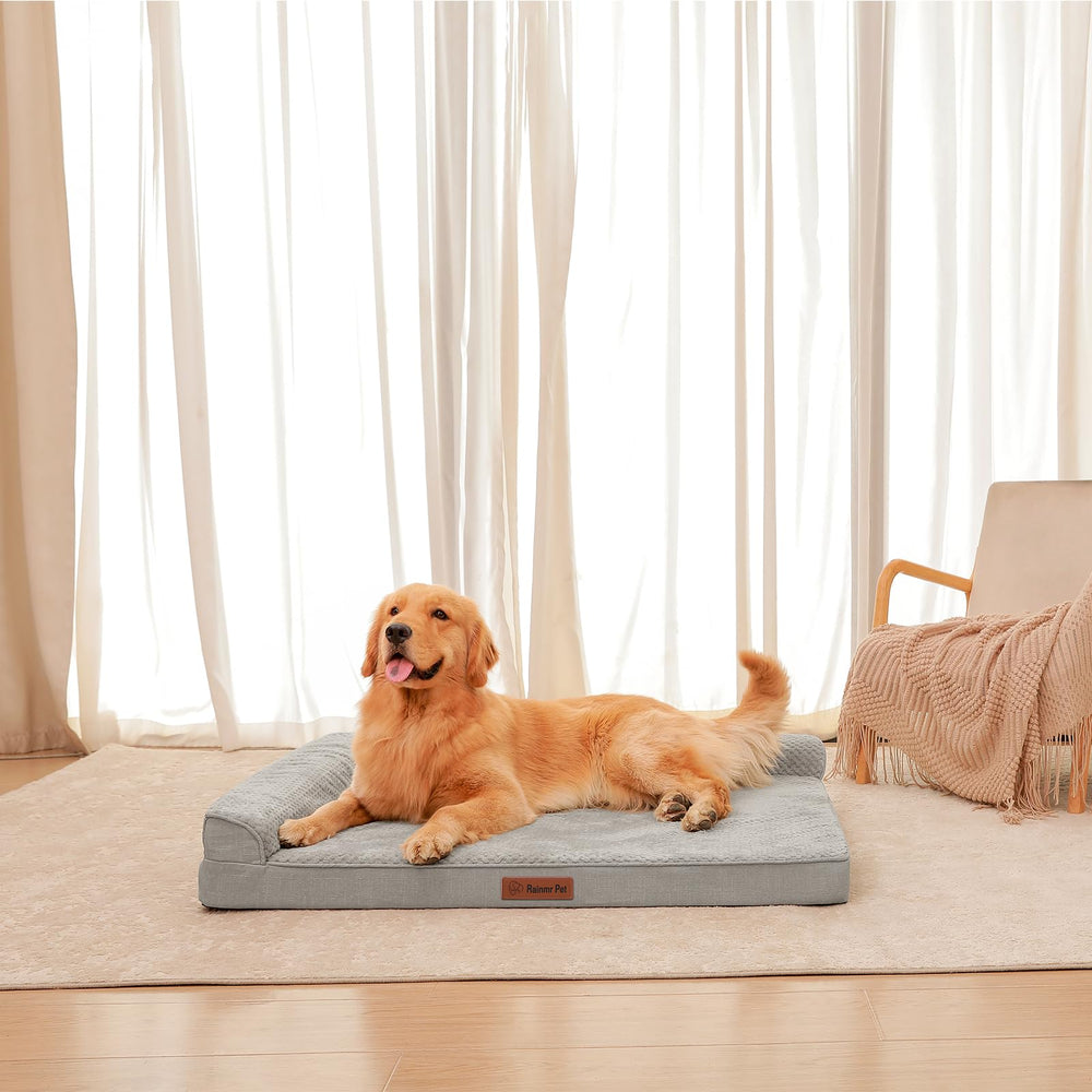 Rainmr orthopedic dog bed ideal for crate and car use on the go