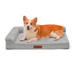 Rainmr orthopedic dog bed with memory foam for large dogs