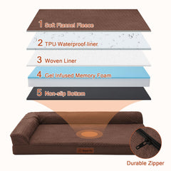 Rainmr ultra-soft plush fabric provides a cozy surface for lounging and naps.