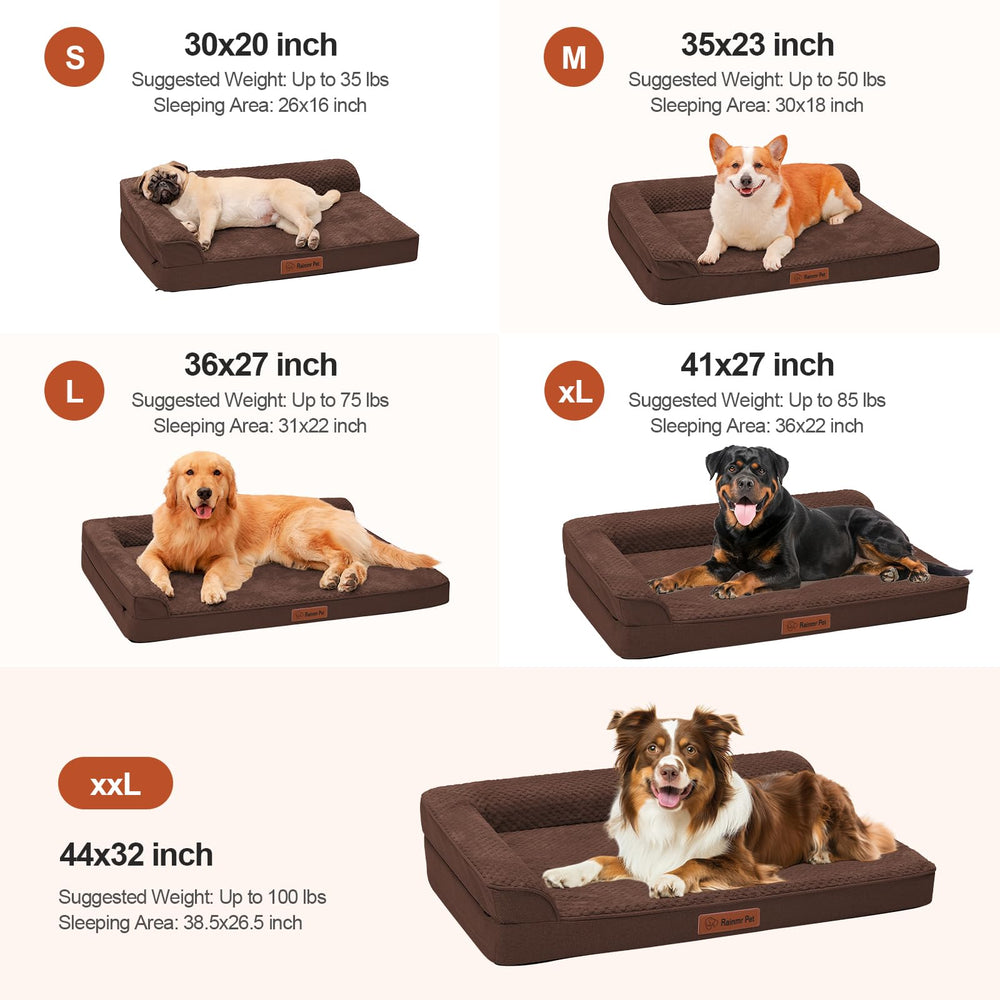 Rainmr bed with integrated waterproof lining protects foam from spills and accidents.