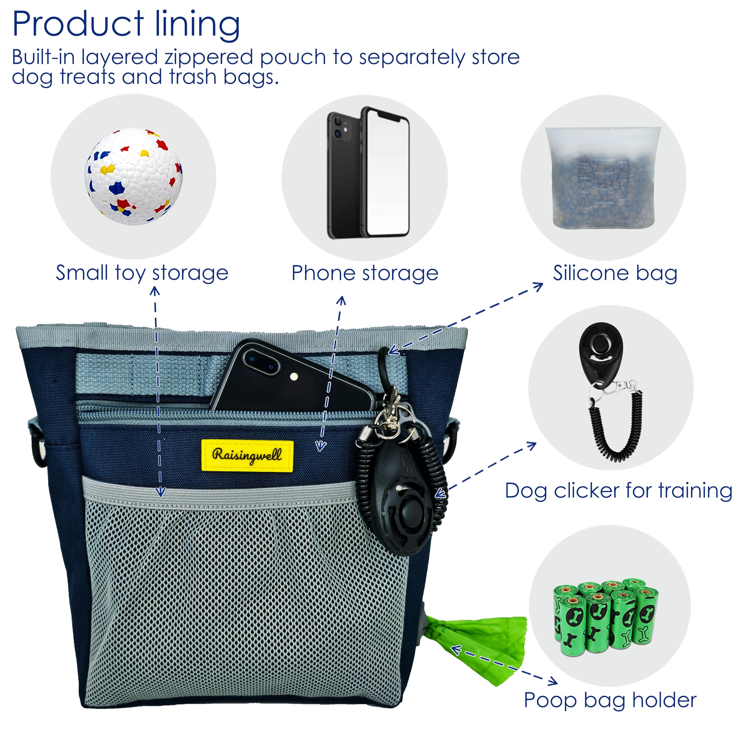Raisingwell training clicker included boosts on-the-go training sessions.