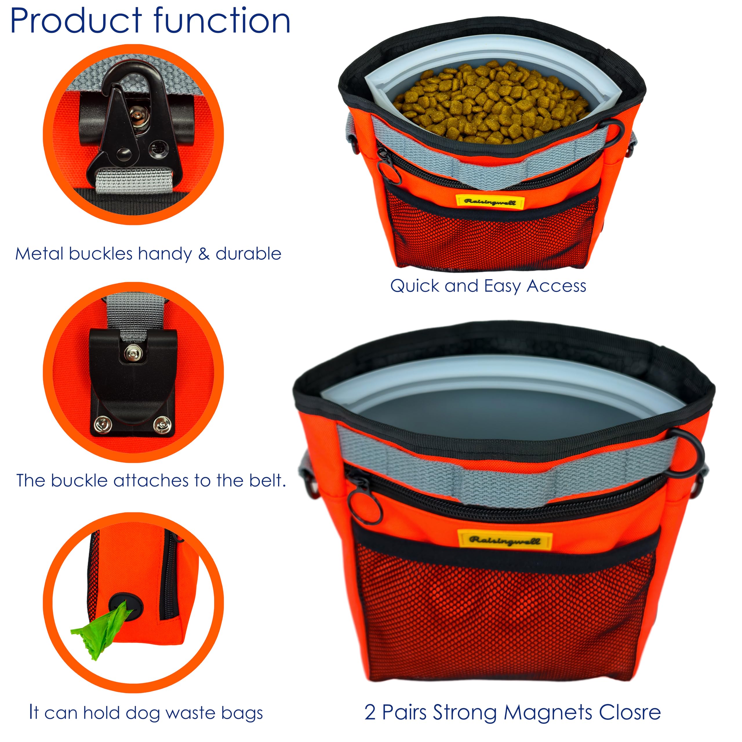 Raisingwell durable waterproof lining helps keep interiors easy to clean.