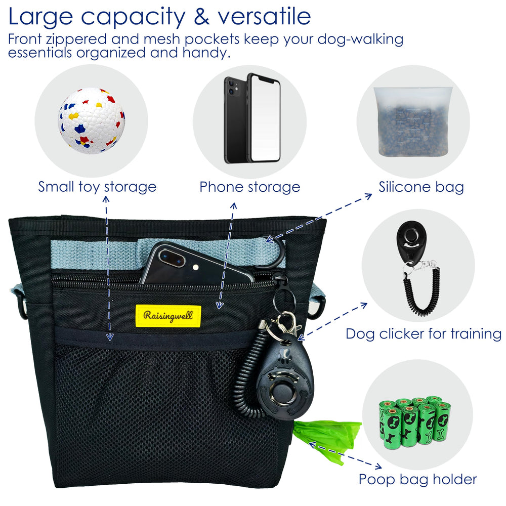 Raisingwell front pocket with phone space for quick access during outings