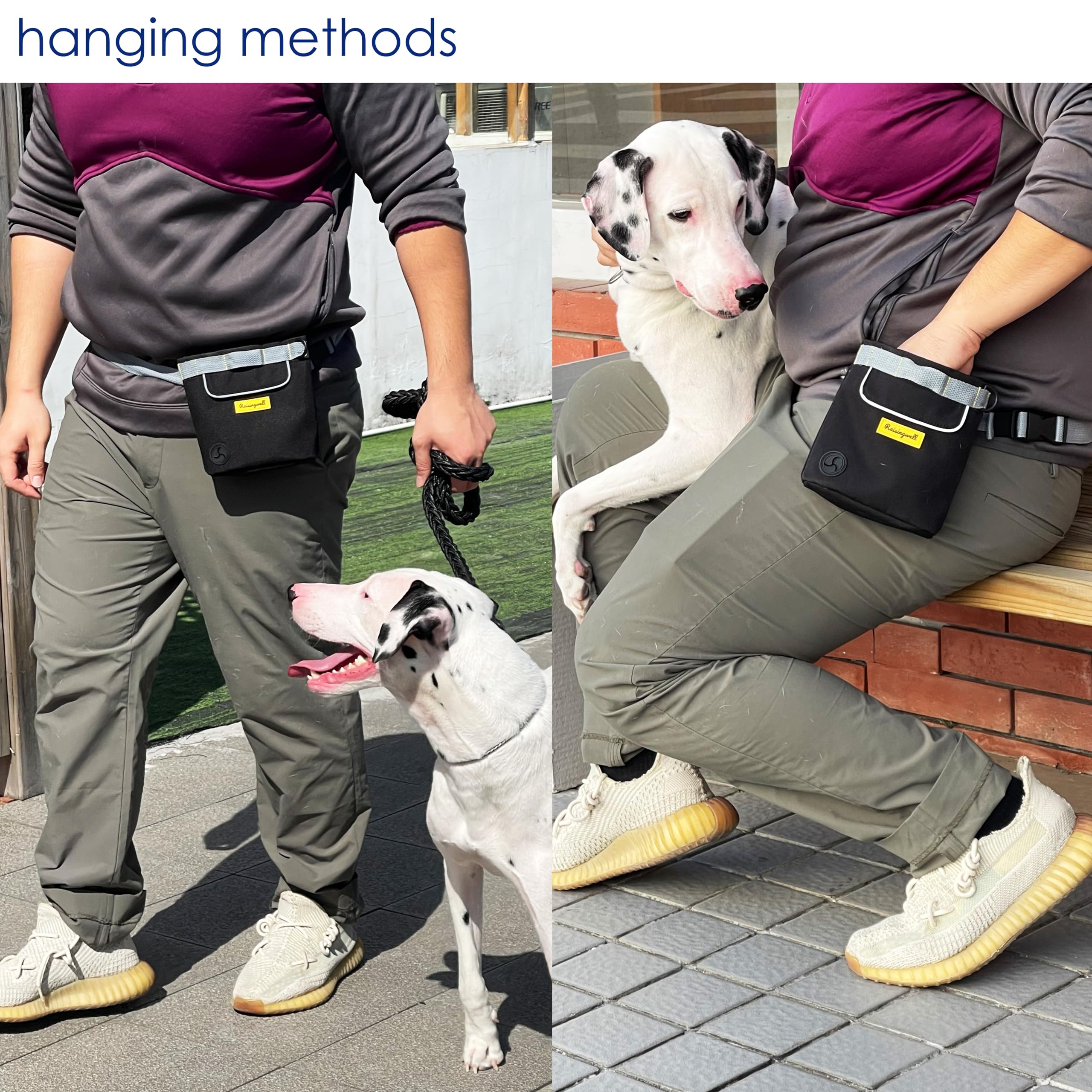 Raisingwell training clicker included for basic commands during outings