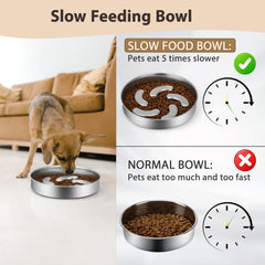 Ralory dishwasher safe stainless steel bowl ready for quick cleaning