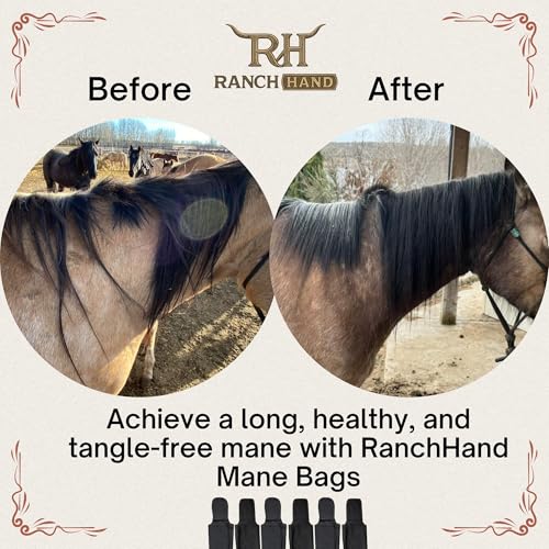 Ranch Hand Mane Bags are machine washable for easy care.