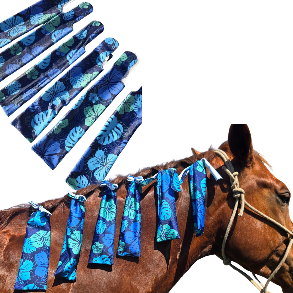 Ranch Hand Mane Bags protect mane from wind, sun, and mud during turnout.