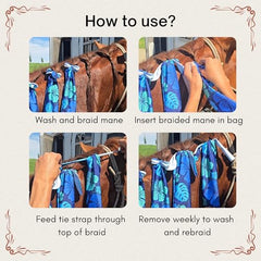 Ranch Hand Mane Bags help save grooming time by protecting tangles.