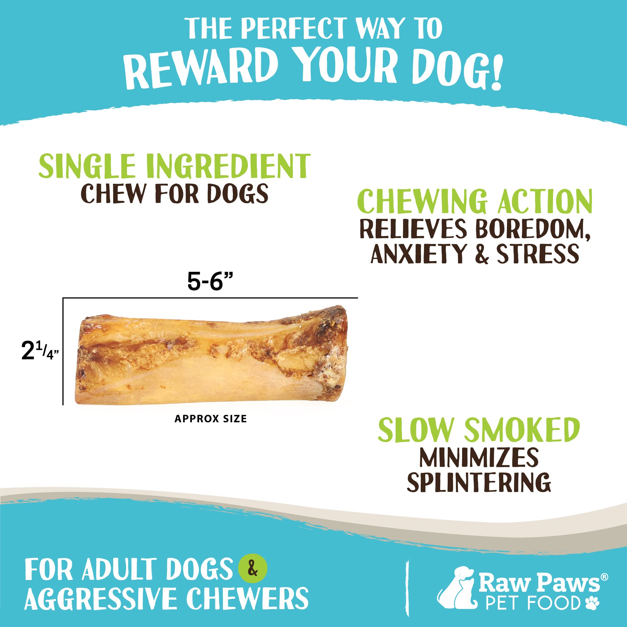 Raw Paws grass-fed beef marrow chew close-up highlights natural sourcing.