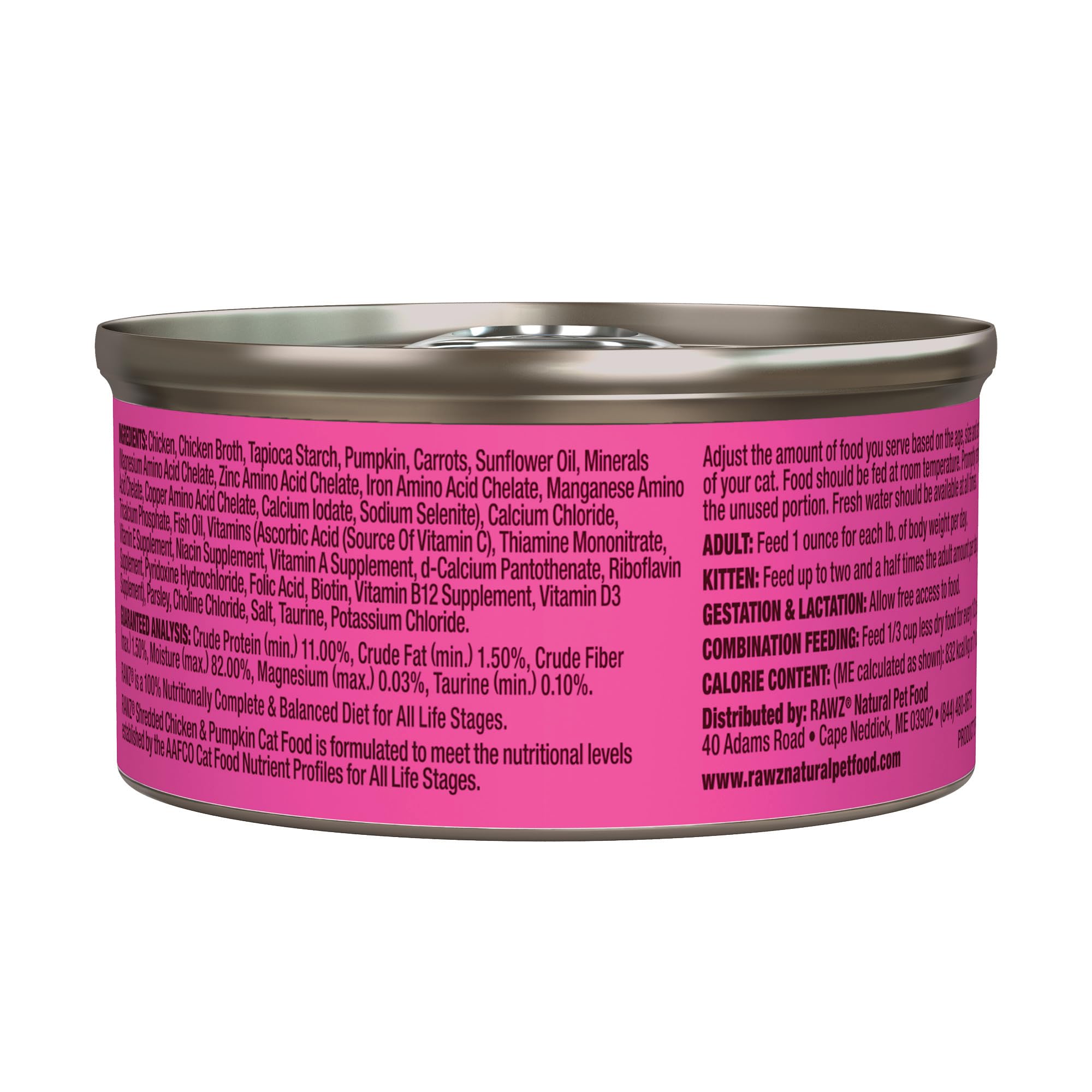 Rawz 18-count case packaging indicates easy bulk purchase for households