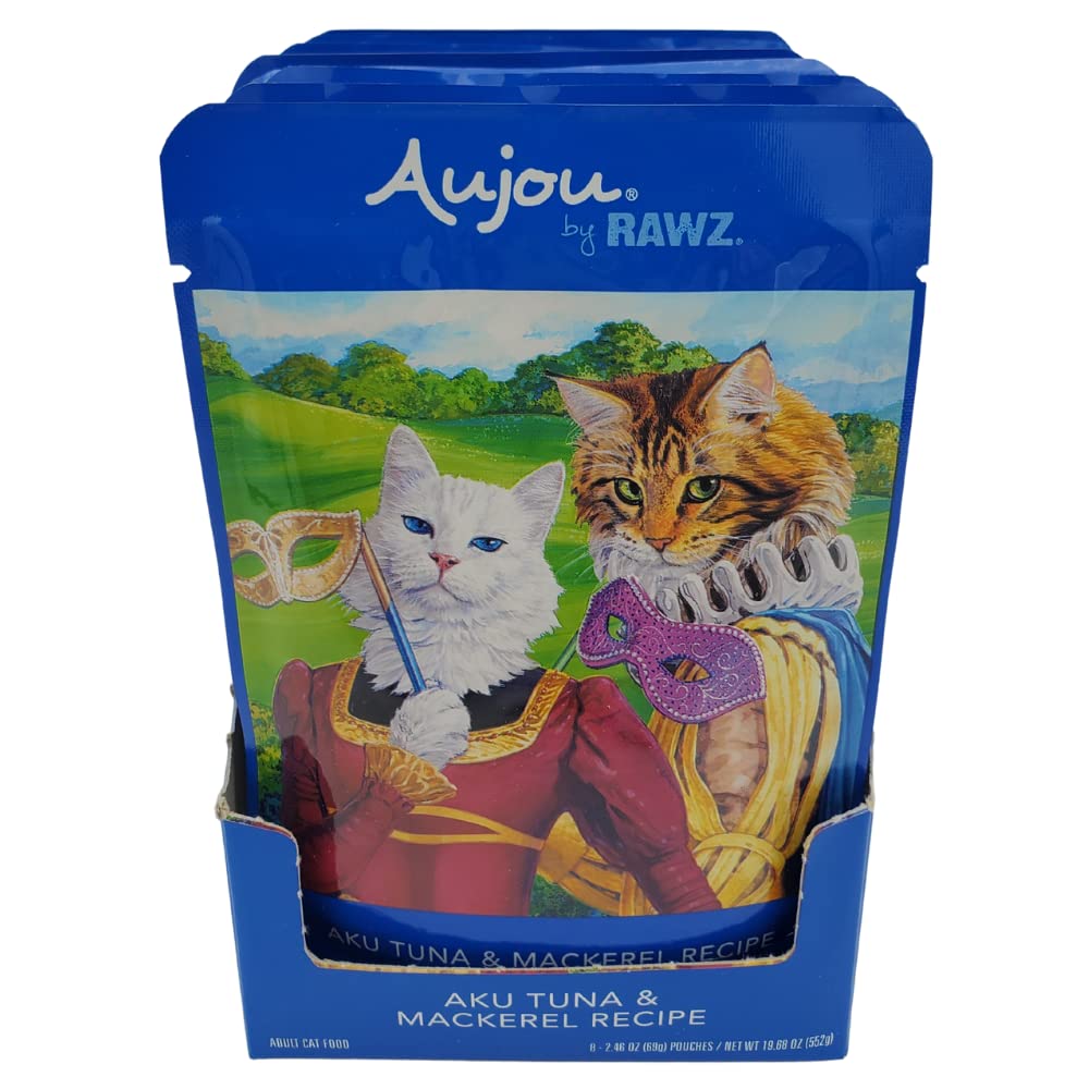 Rawz Aujou Aku label shows 100 percent nutritionally complete formula.