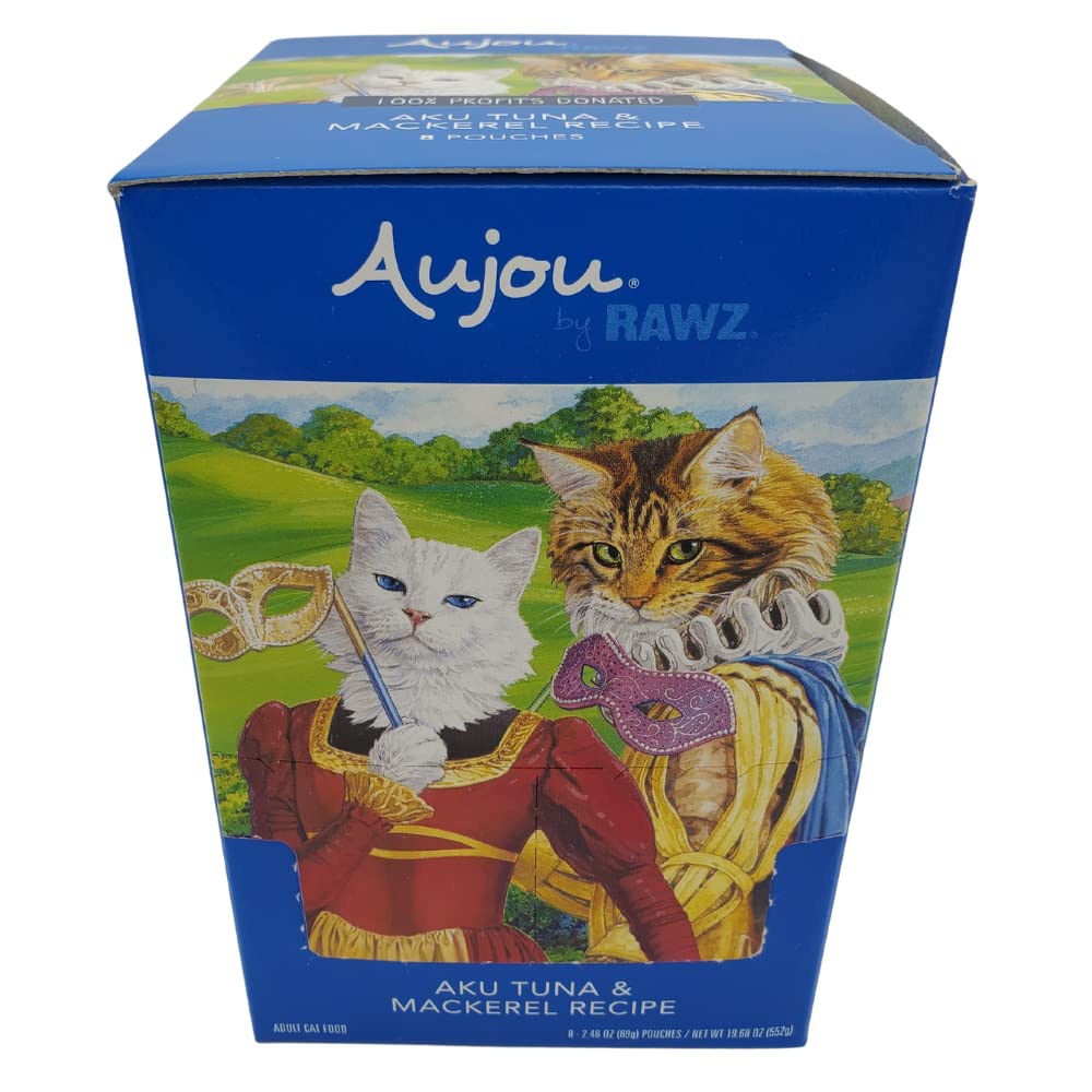 Rawz brand logo on packaging signals trusted cat nutrition.