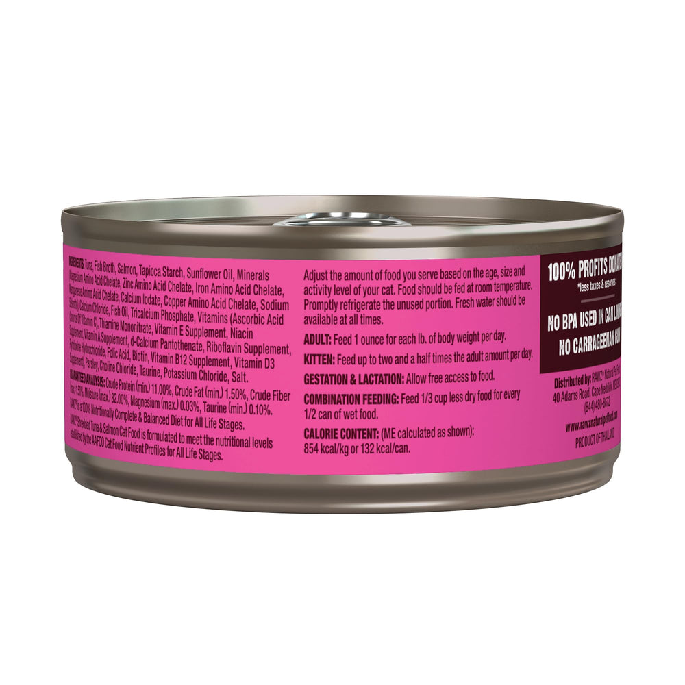 Rawz complete balanced adult cat food shot