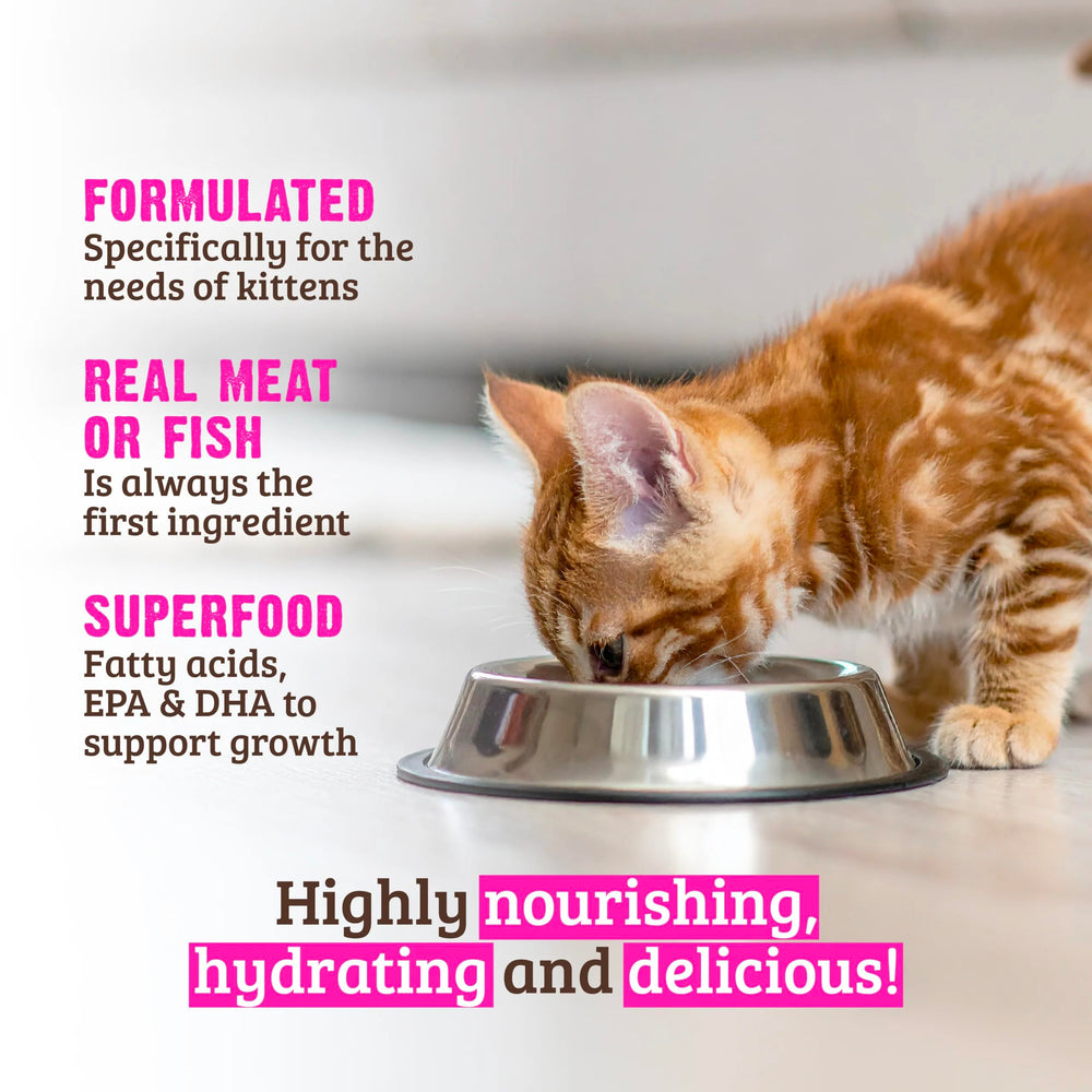 Rawz kitten pate healthy-hydration promotes steady water intake with moist paté