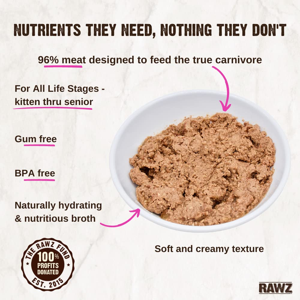 RAWZ gum-free BPA-free can design ensures purity