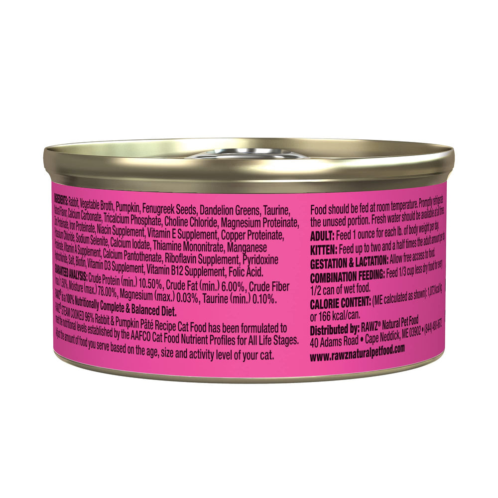 RAWZ pate real meat first ingredient close-up highlights quality