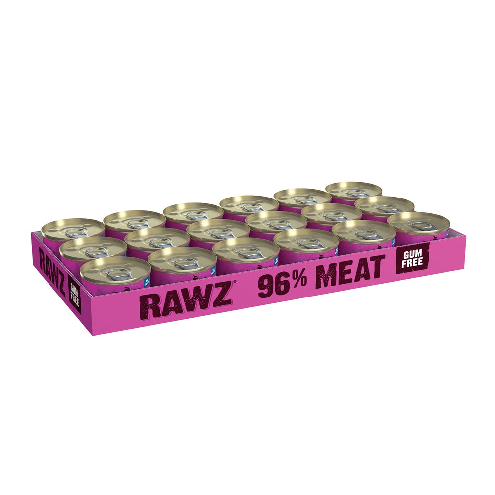Rawz Salmon Pate can being opened reveals moist, appetizing texture.