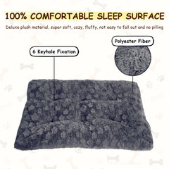 Razyzil fluffy dog bed plush filling demonstrates cushioned comfort.