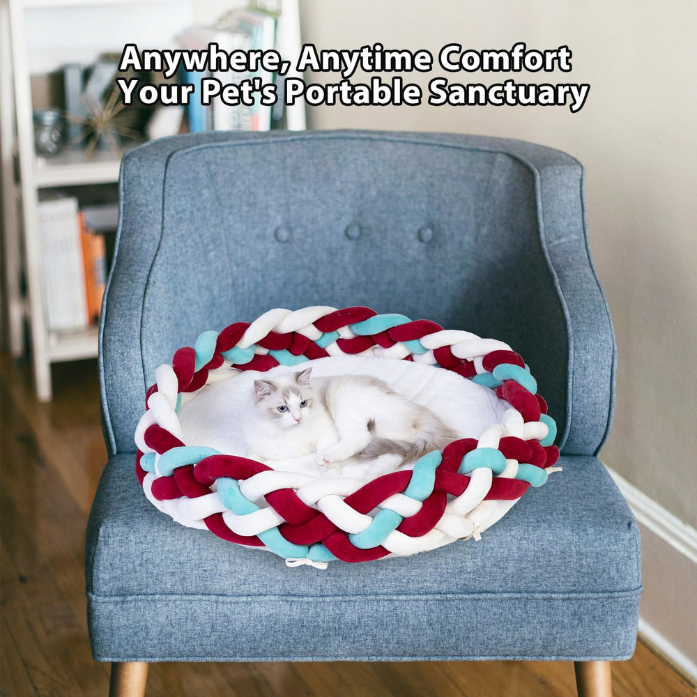 Razyzil plush bed ideal for snuggling, napping, and quiet downtime.