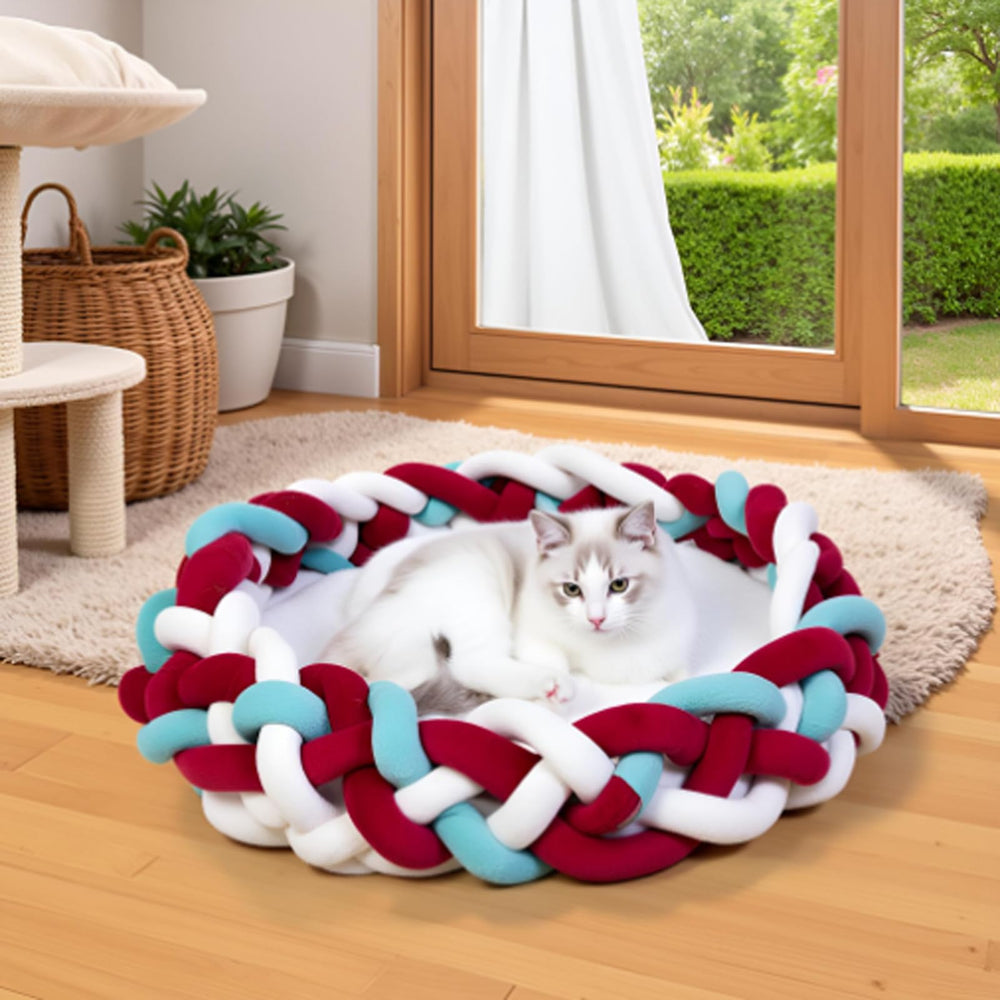 Razyzil round bed exterior showcases durable construction for indoor use.