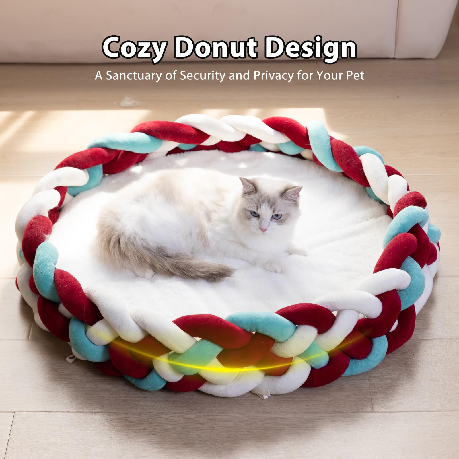 Razyzil woven surround adds extra plush security during naps.